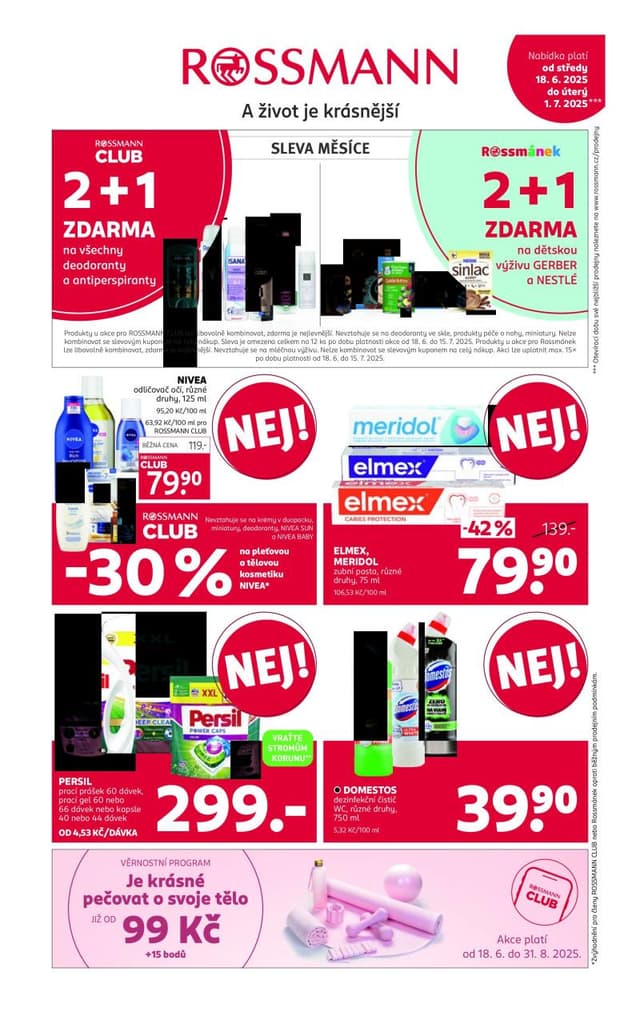 Rossmann drogerie leták 17. - 30.4.
